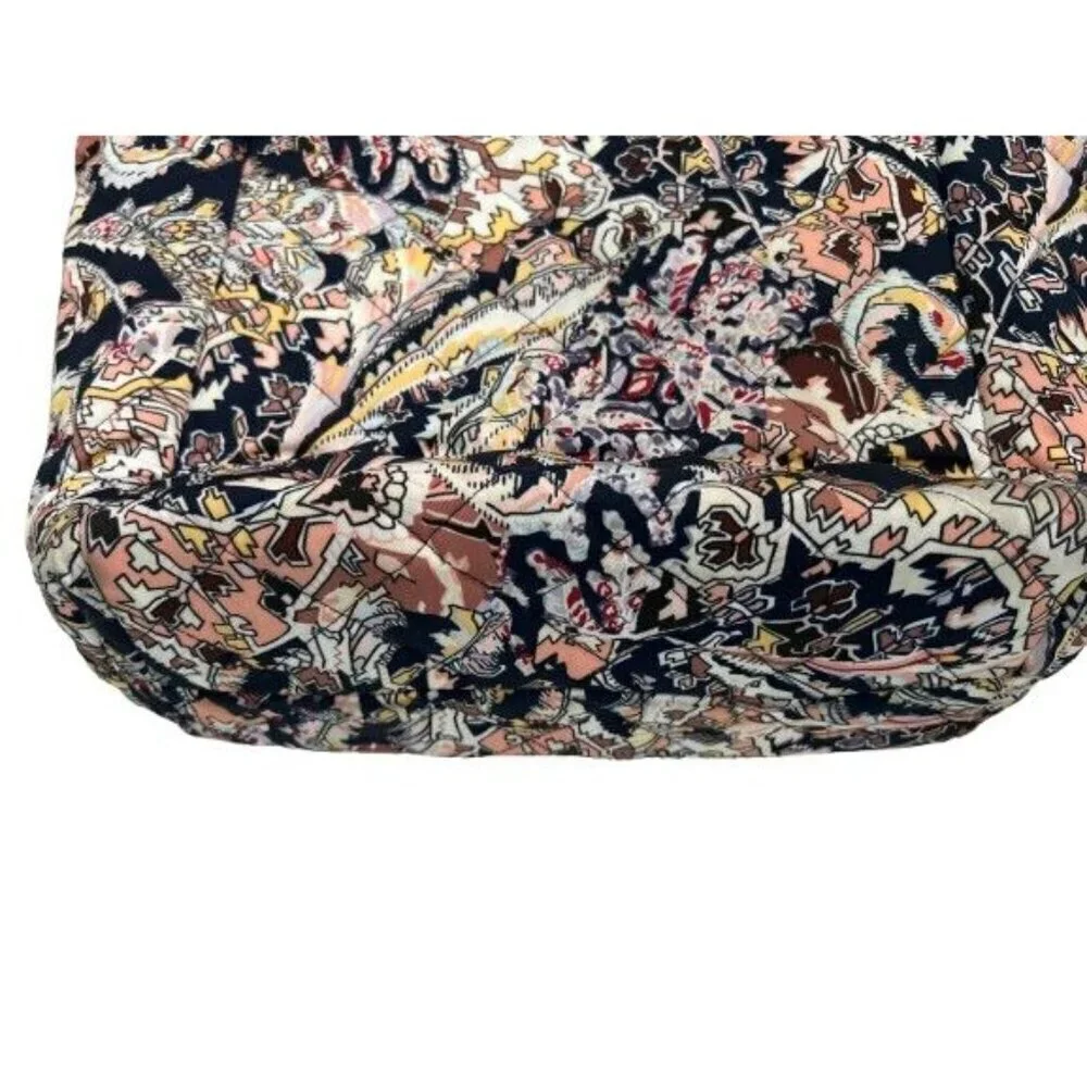 Vera Bradley Tote Handbag Purple Paisley Print All Over 16